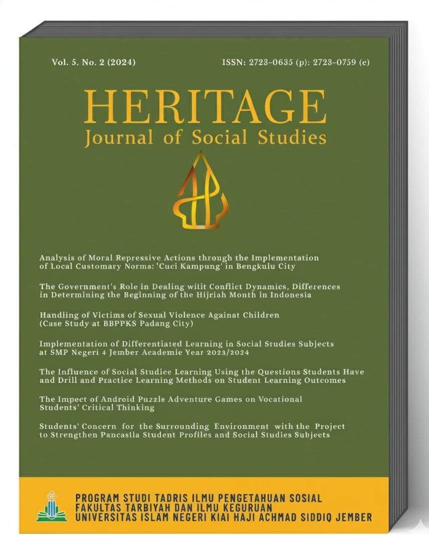 					View Vol. 6 No. 2 (2025): Heritage: Journal of Social Studies
				