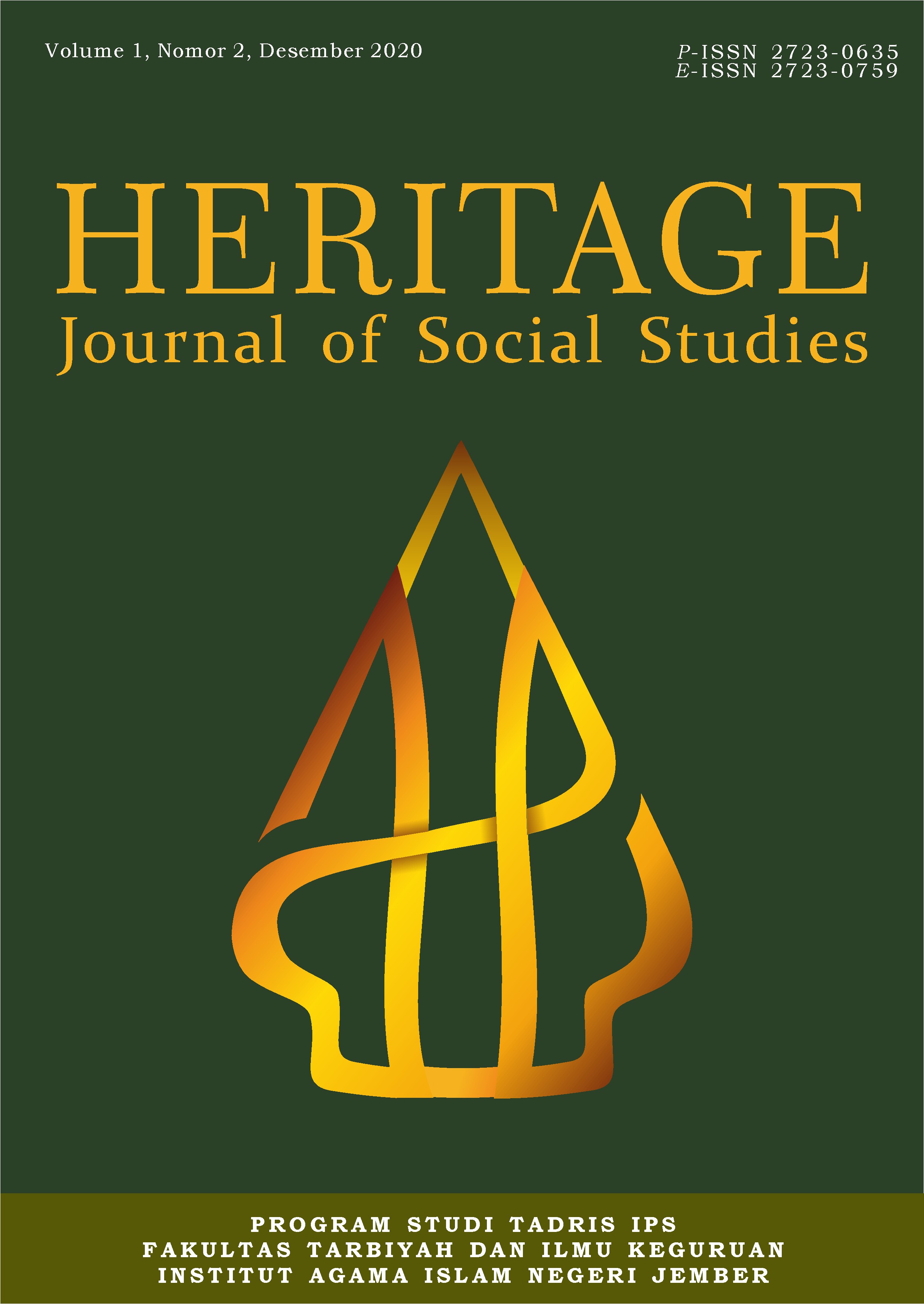 					View Vol. 1 No. 2 (2020): Heritage: Journal of Social Studies
				